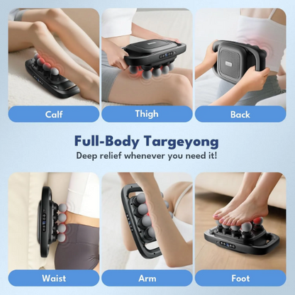 8 Head Massage Gun for Back, Shoulders, Legs, & Muscle Pain Relief