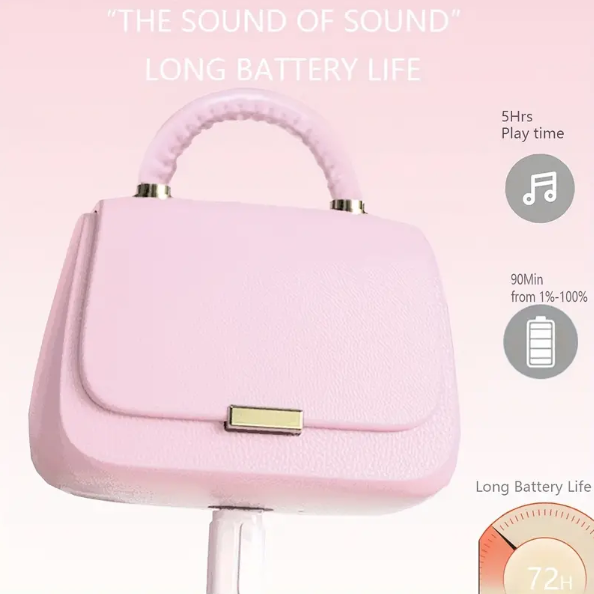 Fashion Girl Women Noise Cancelling Wireless Headset (White & Pink)