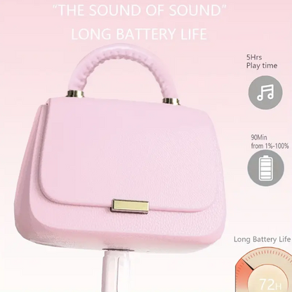 Fashion Girl Women Noise Cancelling Wireless Headset (White & Pink)