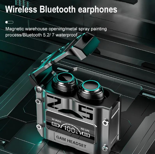 M25 Wireless Earphones Cool Mechanical Bluetooth Headset