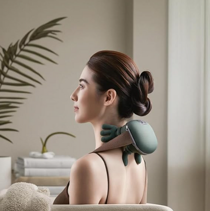 Portable, Bionic Heated Neck and Back Massager