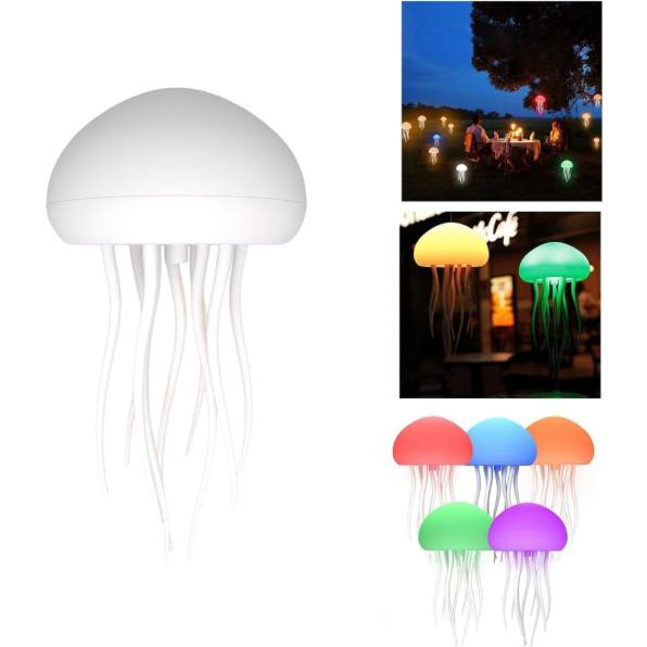 Rechargeable Jellyfish Table Lamp